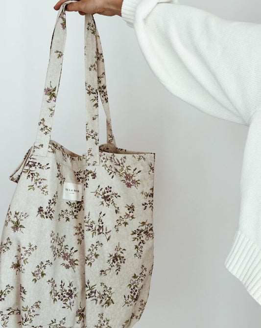 Oversized Floral Tote