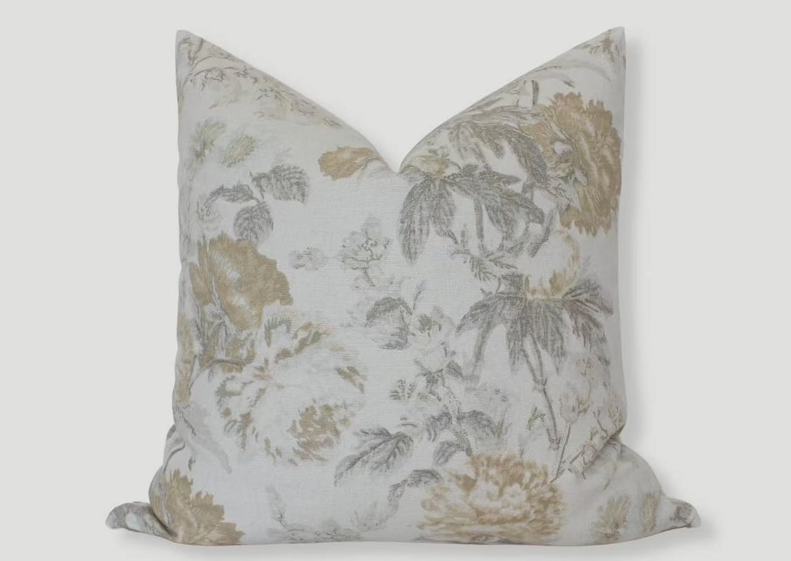 Pastel Floral Pillow Cover