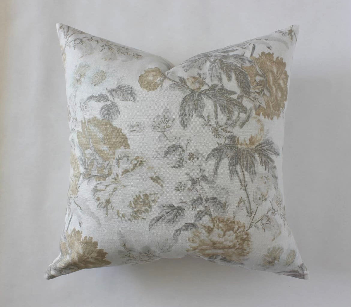 Pastel Floral Pillow Cover