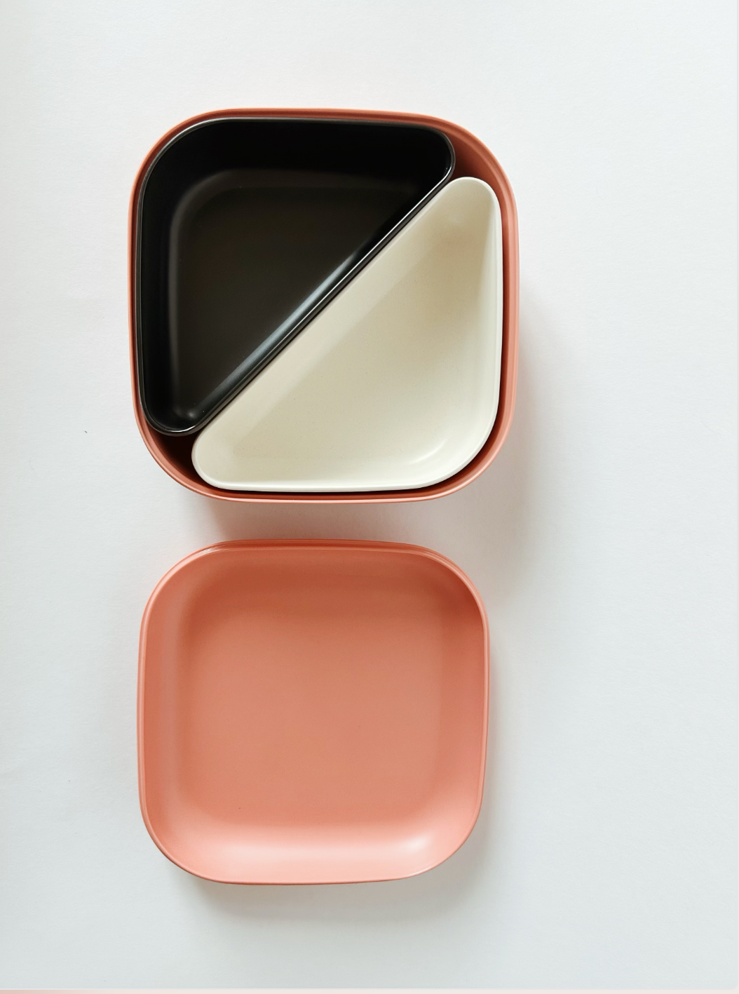 Coral Square Bento Lunch Box